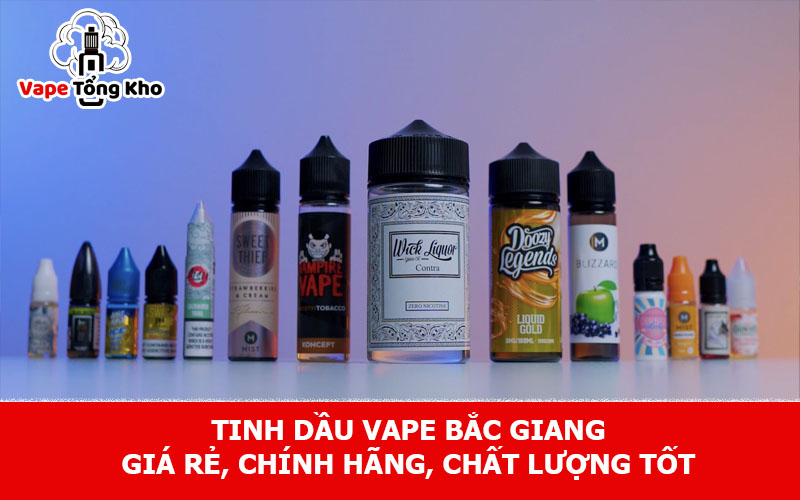 Tinh dầu vape Bắc Giang