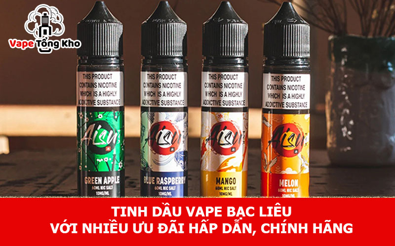 Tinh dầu vape Bạc Liêu