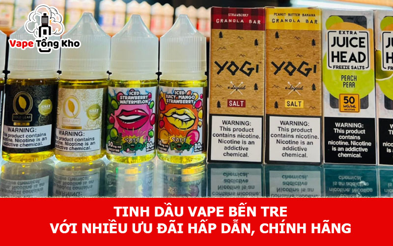 Tinh dầu vape Bến Tre