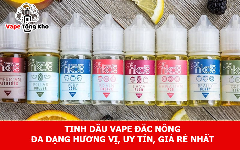 Tinh dầu vape Đắc Nông