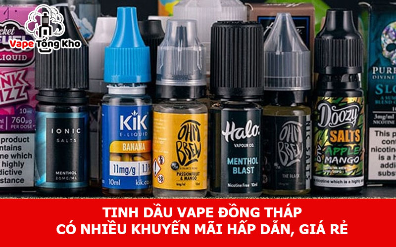 Tinh dầu vape Đồng Tháp
