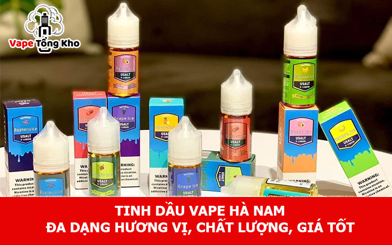 Tinh dầu vape Hà Nam