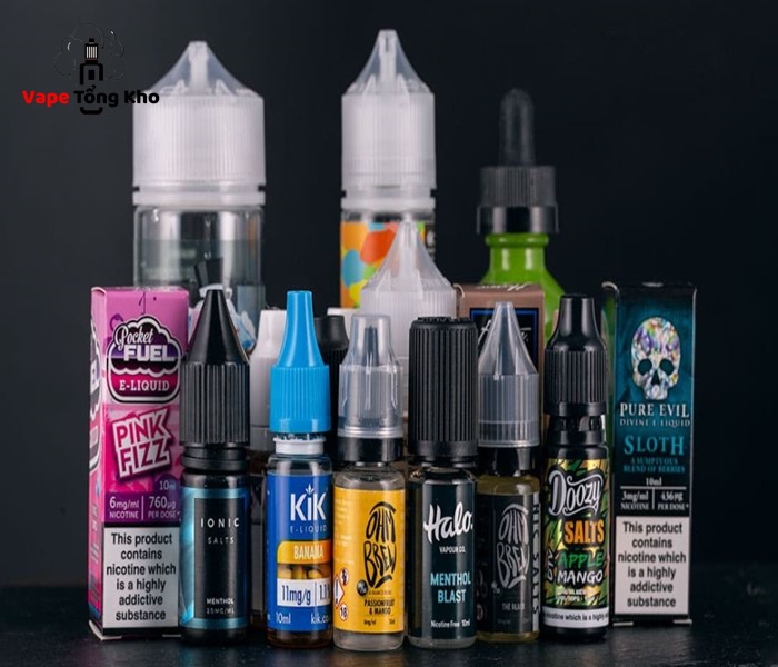 Lưu ý khi sử dụng tinh dầu Vape sau khi mở nắp