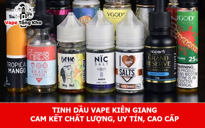 Tinh dầu vape Kiên Giang
