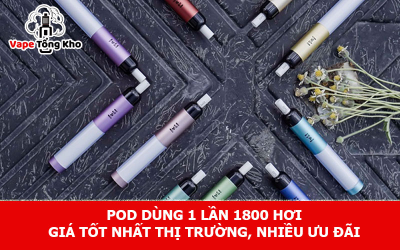 Pod dùng 1 lần 1800 hơi