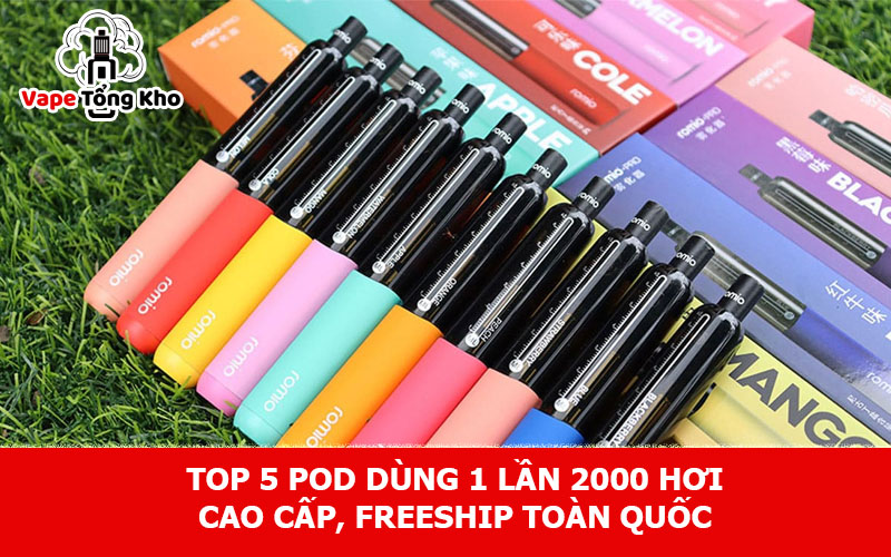 Pod dùng 1 lần 2000 hơi