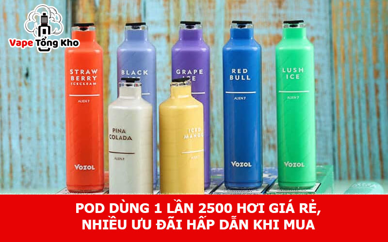 Pod dùng 1 lần 2500 hơi