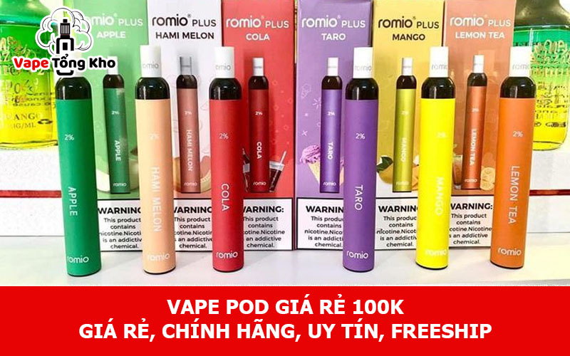 Vape pod giá rẻ 100k