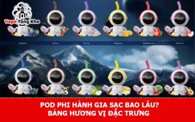 Pod phi hành gia sạc bao lâu?